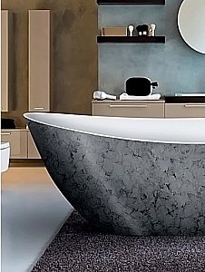 Ванна акриловая Lagard Minotti lgd-mnt-ts 170х76 белая,серебро купить в интернет-магазине Sanbest