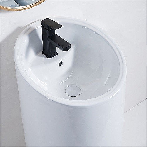 Раковина напольная Ceramalux N 45,5 P7030L белая купить в интернет-магазине Sanbest