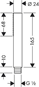 Душевая лейка Axor Starck 10531000 купить в интернет-магазине сантехники Sanbest