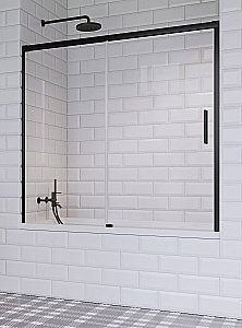 Шторка для ванны Radaway Idea Black PN DWJ 150 купить в интернет-магазине Sanbest