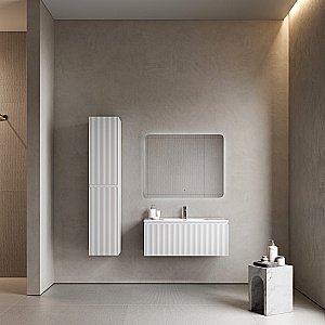 Тумба с раковиной Sancos Snob R 1.0 SNR1.0100W/CN7003 Bianco для ванной в интернет-магазине Sanbest