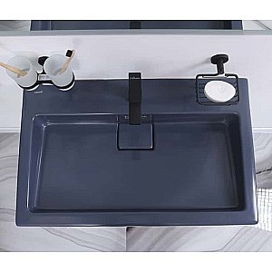 Раковина Creavit Epic 80 EP080-00BM00E-0000 базальт матовый купить в интернет-магазине Sanbest