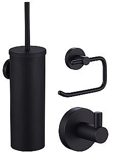 Набор аксессуаров WONZON & WOGHAND WW-8100-BL черный купить в интернет-магазине сантехники Sanbest