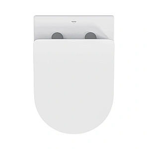 Унитаз подвесной Hansmann keramik ROUND TORNADO УНИ0010 безободковый, с крышкой микролифт, слив торнадо купить в интернет-магазине Sanbest