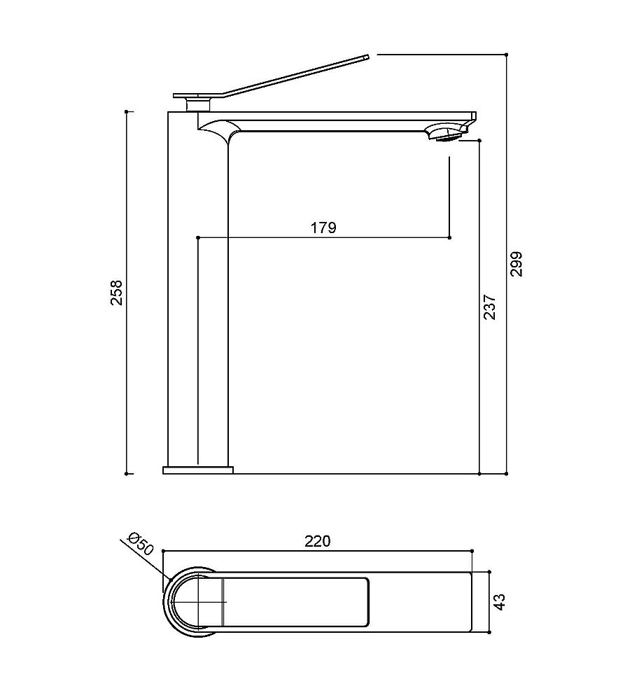 Смеситель для раковины Vincea Verse VBF-2VE2MW белый матовый купить в интернет-магазине сантехники Sanbest