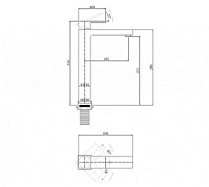 Смеситель для раковины ABBER Daheim AF8211G золото матовое купить в интернет-магазине сантехники Sanbest