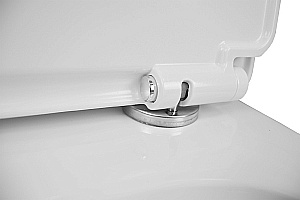 Унитаз моноблок Azario Sente AZ-8614 белый, безободковый, с крышкой микролифт купить в интернет-магазине Sanbest