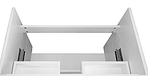 Тумба с раковиной Azario Эстима 100/2Н CS00094590 белая для ванной в интернет-магазине Sanbest