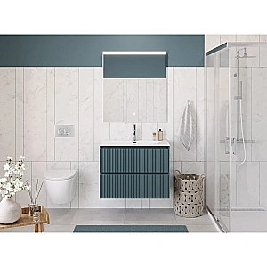 Тумба с раковиной BelBagno UNO 90 голубая матовая для ванной в интернет-магазине Sanbest