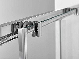 Душевой уголок Vincea ALPHA VSS-3AL100MT 100x100 стекло текстурное/профиль хром купить в интернет-магазине Sanbest