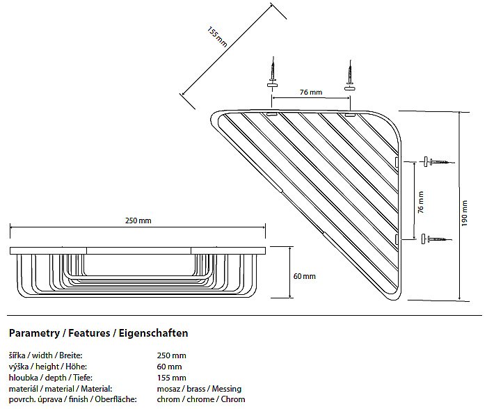 Мыльница Bemeta Cytro 146208342 купить в интернет-магазине сантехники Sanbest