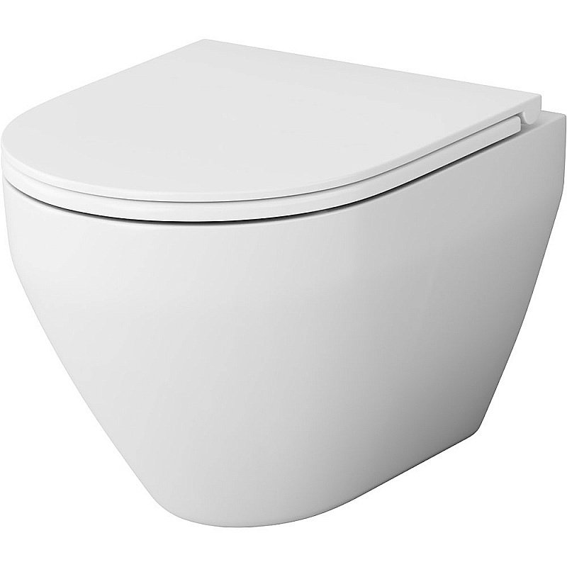 Унитаз подвесной AM.PM Spirit V2.0 C701700SC белый, безободковый купить в интернет-магазине Sanbest