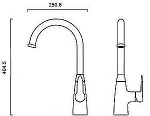 Смеситель для кухни Schein Kitchen 50221/8032024 купить в интернет-магазине сантехники Sanbest