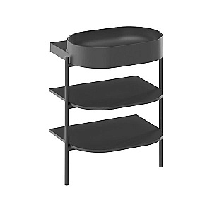 Стеллаж с раковиной Ravak YARD 60 D80000D005 черный матовый для ванной в интернет-магазине сантехники Sanbest