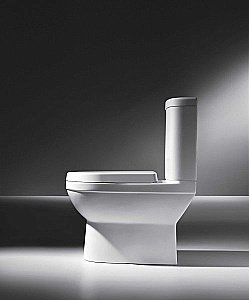 Унитаз напольный Bravat New Moon с бачком, с крышкой микролифт купить в интернет-магазине Sanbest