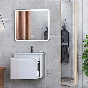 Тумба с раковиной Vigo Grani 750-0-1 белая для ванной в интернет-магазине Sanbest