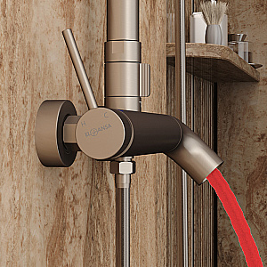 Душевая система Elghansa RADIANT XQ 2347281-2R-Gun оружейная сталь матовая купить в интернет-магазине сантехники Sanbest