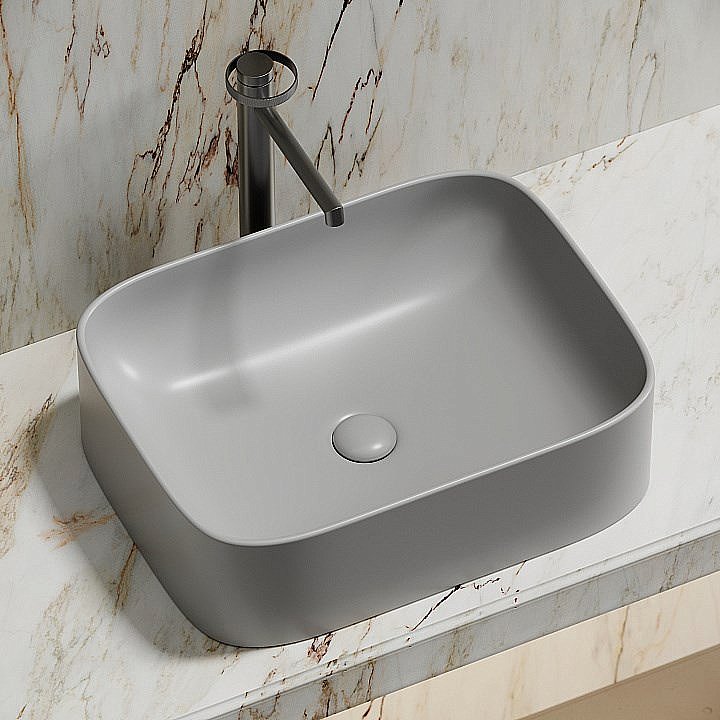 Раковина Ceramica Nova Element 50 CN6052MSG серая матовая купить в интернет-магазине Sanbest