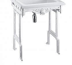 Консоль Burlington T43 WHI белая купить в интернет-магазине сантехники Sanbest