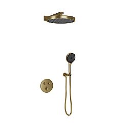 Душевая система Sancos Space SC3006BG брашированное золото купить в интернет-магазине сантехники Sanbest