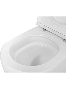 Унитаз подвесной BelBagno Compatto BB003CH-TOR/SC белый, безободковый, с крышкой микролифт, слив-торнадо купить в интернет-магазине Sanbest