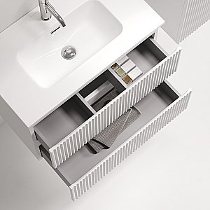 Тумба с раковиной Sancos Snob R SNR70/39W/CN7029 Bianco для ванной в интернет-магазине Sanbest
