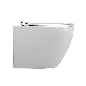 Унитаз Art&Max PARMA AM2381CHRV/SC белый, с крышкой микролифт, безободковый купить в интернет-магазине Sanbest