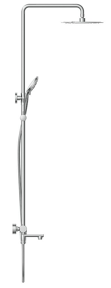 Душевая система Cersanit Moduo 64314 хром купить в интернет-магазине сантехники Sanbest