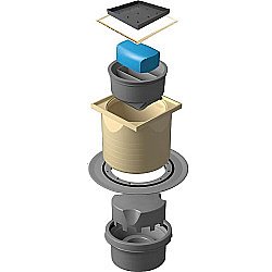 Душевой трап Pestan Confluo Standard 13000182 золото купить в интернет-магазине Sanbest