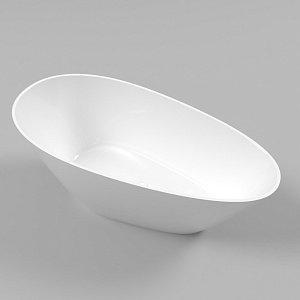 Ванна из искусственного камня WhiteCross SPINEL C 150x70 белая глянцевая купить в интернет-магазине Sanbest