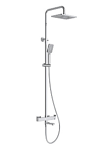 Душевая система Cezares SLIDER CVD-01 хром купить в интернет-магазине сантехники Sanbest