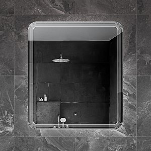 Зеркало с LED подстветкой Cezares DUET CZR-SPC-LED-TCH 70x80 в ванную от интернет-магазине сантехники Sanbest