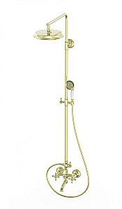 Душевая система WONZON & WOGHAND RETRO, Глянцевое золото (WW-88739020-PG) купить в интернет-магазине сантехники Sanbest