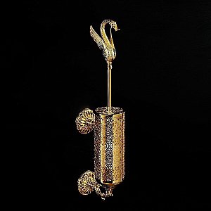 Ершик для туалета Migliore LUXOR 26118 стекло/золото купить в интернет-магазине сантехники Sanbest