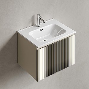 Тумба с раковиной Sancos Snob R 1.0 SNR1.060CE/CN7001 Beige Soft для ванной в интернет-магазине Sanbest