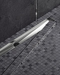 Душевой лоток TIMO Drain System 700 Plate DS230207/01 под плитку, сатин купить в интернет-магазине Sanbest