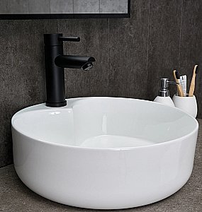 Раковина накладная Gid Esfera 40 N9013 51208 белая купить в интернет-магазине Sanbest