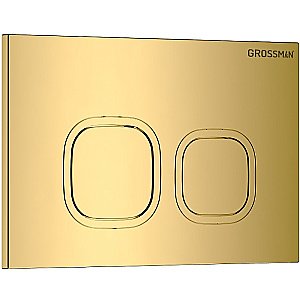Кнопка для инсталляций Grossman Cosmo 700.K31.02.300.300RUS золото купить в интернет-магазине сантехники Sanbest