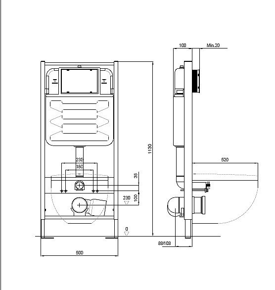 Унитаз с инсталляцией Aquatek Вега SET AQUATEK ВЕГА белый, с крышкой микролифт, безободковый купить в интернет-магазине Sanbest