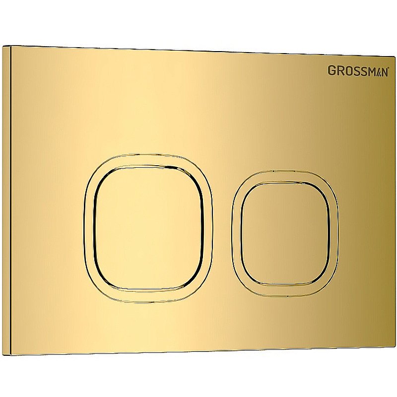 Кнопка для инсталляций Grossman Cosmo 700.K31.02.300.300RUS золото купить в интернет-магазине сантехники Sanbest