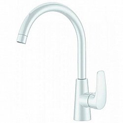 Смеситель для кухни Elghansa MONICA WHITE 56B1219-White купить в интернет-магазине сантехники Sanbest