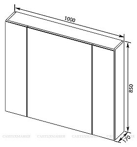 Тумба с раковиной Aquanet Эвора 100 для ванной в интернет-магазине Sanbest