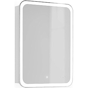 Зеркальный шкаф Jorno Bosko 50 Bos.03.50/W белый купить в интернет-магазине сантехники Sanbest