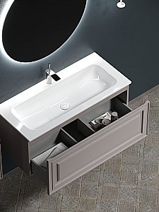 Тумба с раковиной Sancos Very VR100SM 100 Doha Soft для ванной в интернет-магазине Sanbest