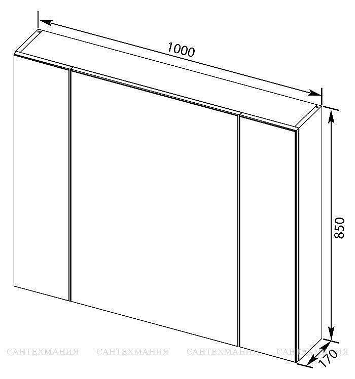 Тумба с раковиной Aquanet Эвора 100 для ванной в интернет-магазине Sanbest