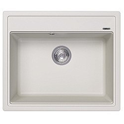 Кухонная мойка Abber Quarz 60х51 AQ2902W белая матовая купить в интернет-магазине сантехники Sanbest