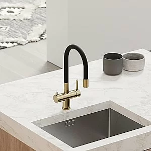 Смеситель для кухни Sancos Lucia SC4004BG брашированное золото купить в интернет-магазине сантехники Sanbest
