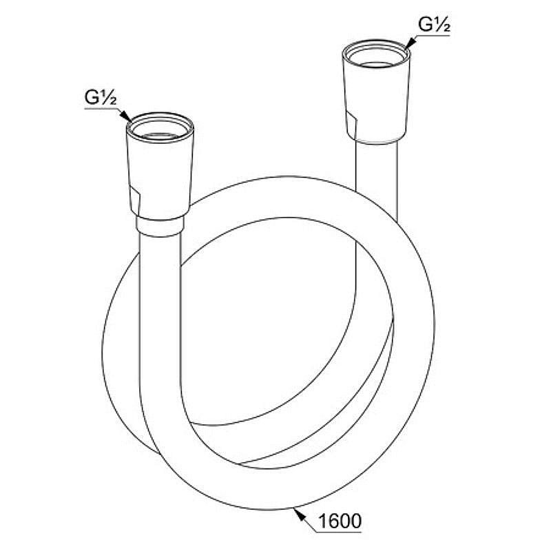 Душевой шланг Kludi Suparaflex Silver 610729100 купить в интернет-магазине сантехники Sanbest