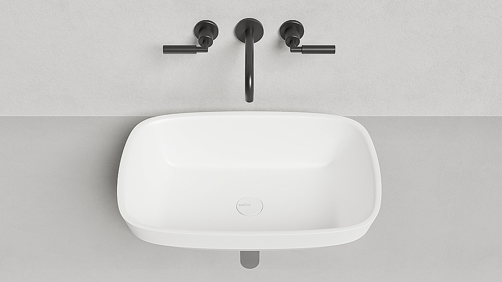 Раковина Salini MAREA 02 S-Sense 1802102G 60 белая купить в интернет-магазине Sanbest