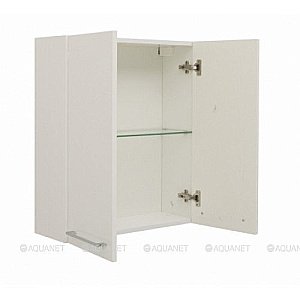 Шкаф навесной De Aqua Тока 184902 60 белый для ванной в интернет-магазине сантехники Sanbest